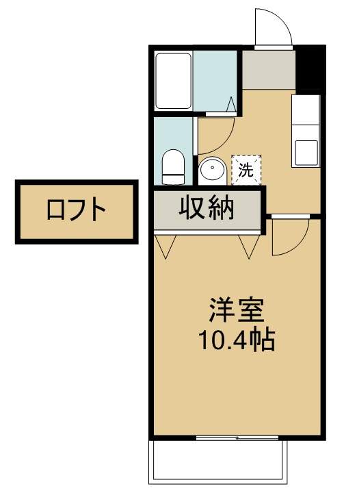 シンフォニア 101号室 間取り