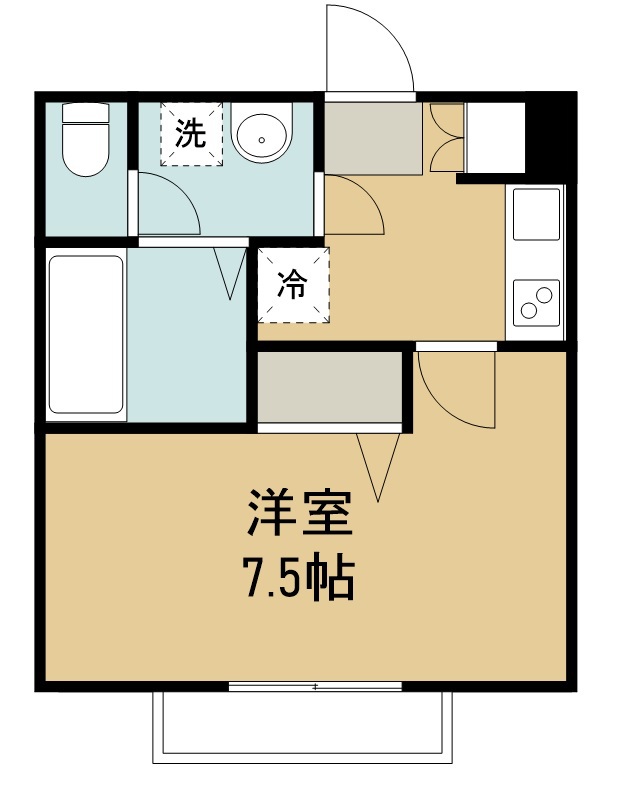 アスコット連坊駅前Ⅰ 間取り図