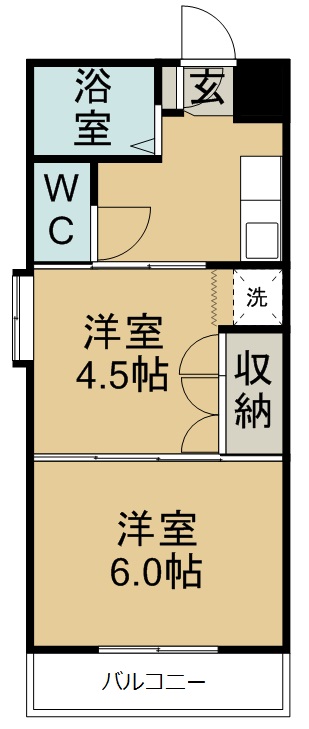 メゾンドール館町 間取り図