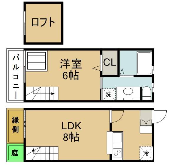 エクセルシャトーＧＯＵＫＥⅤ　Ａ 間取り図