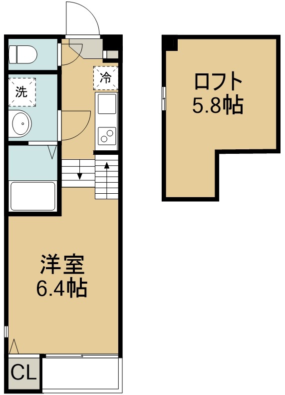 ハーモニーテラス高砂Ⅵ 間取り図