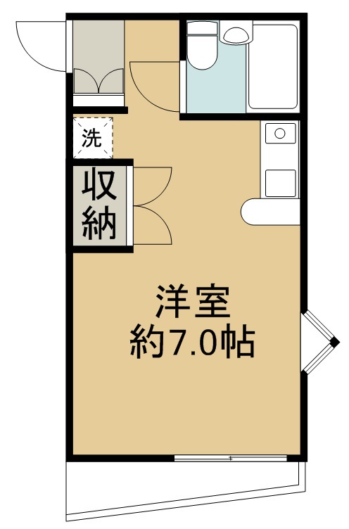 宮千代アヴェニュー 505号室 間取り