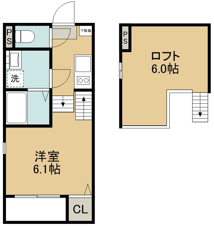 ソワール８０１ 間取り図