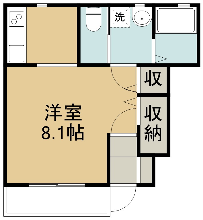 セレネⅠ 103号室 間取り