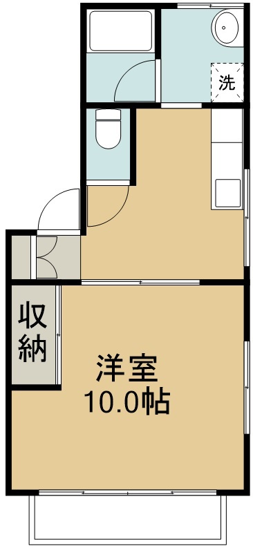 コーポ花長Ｃ棟 間取り図