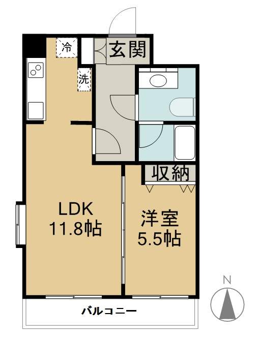 ヒューマンハイム平成 間取り図