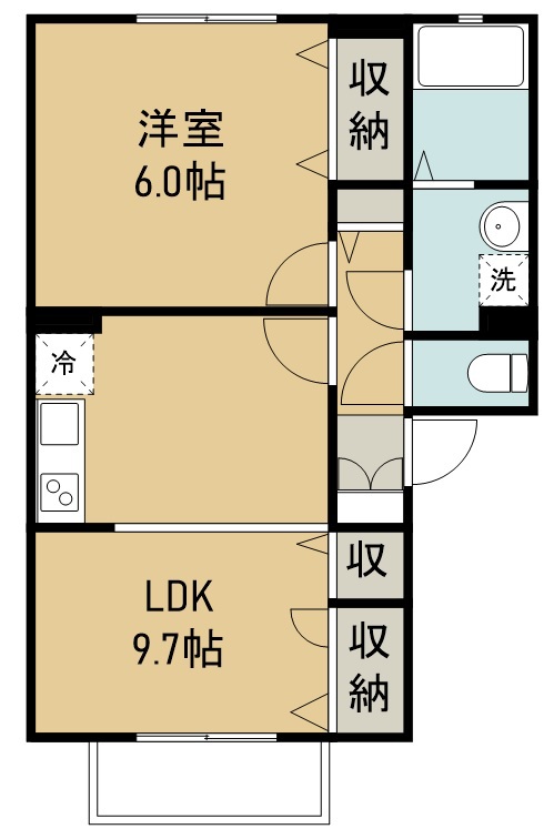 アネックスＦ 間取り図