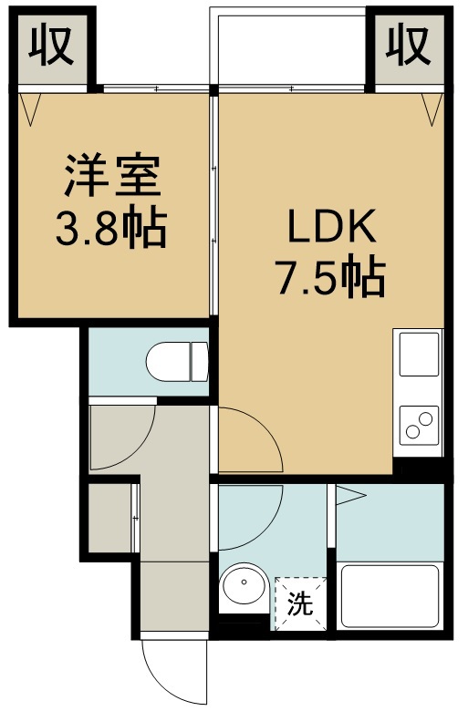 リアーレ新田 間取り図