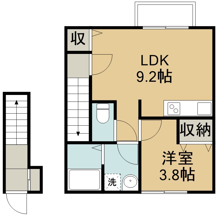 リアーレ新田 間取り図