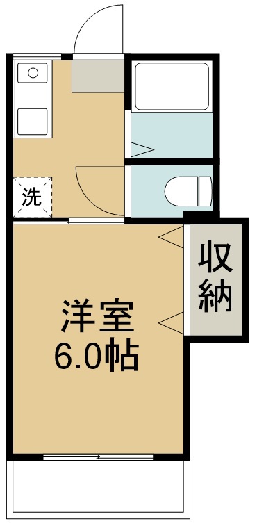 東仙コーポ 間取り図