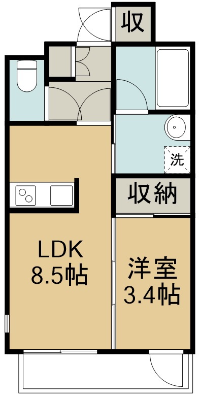 ＡＰＰＬＥみやぎの 間取り図