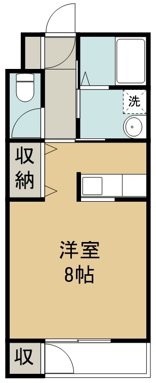 カーサ新栄 間取り図