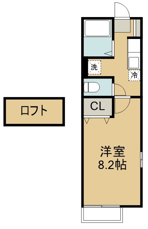 コーポ・フレンドリー 間取り図