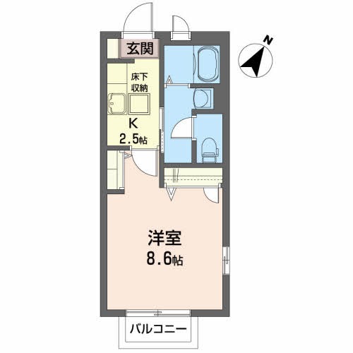 元町参番館 103号室 間取り