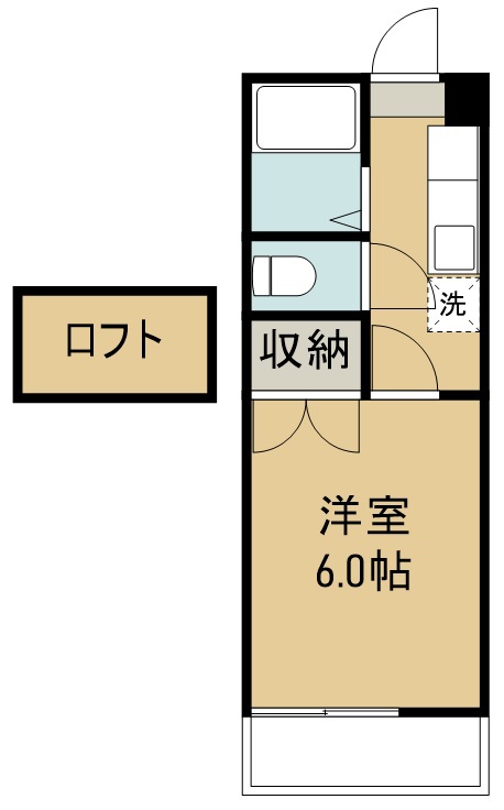 コンフォートＫ 203号室 間取り