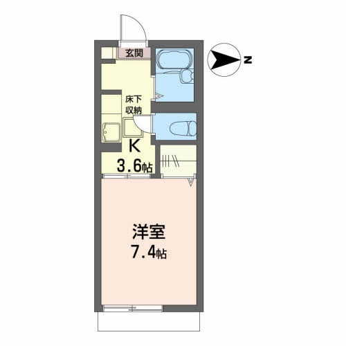 ラフィーネ中野栄 間取り図