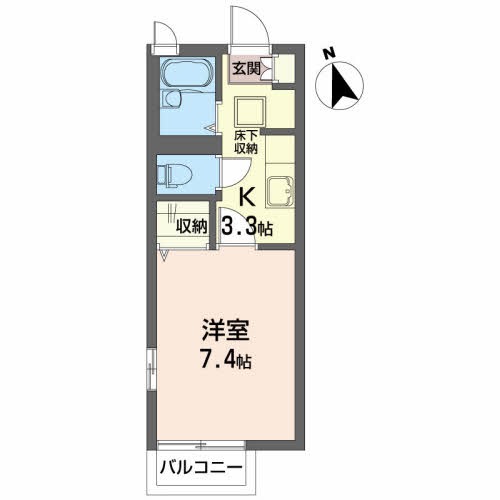 シャーメゾン・パル 間取り図