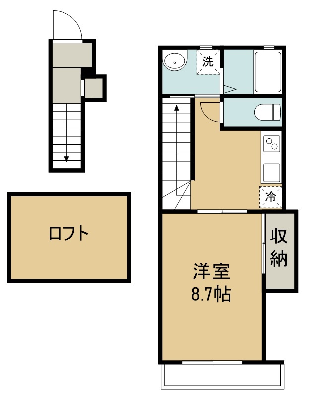 イルドラシテⅠ 間取り図