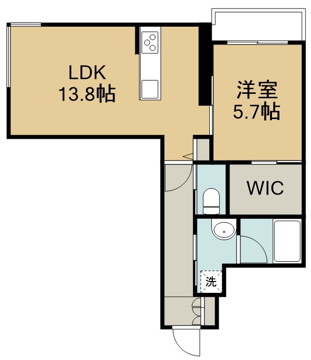 アリスティオ六丁の目 間取り図