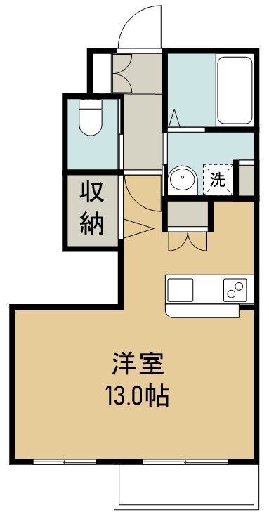 リジェールマレⅡ 102号室 間取り