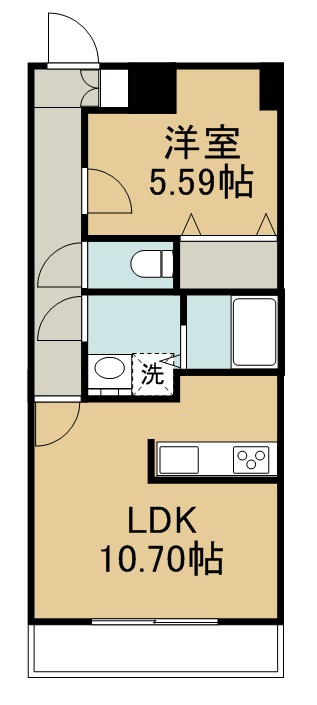 パルメゾン新田東 間取り図