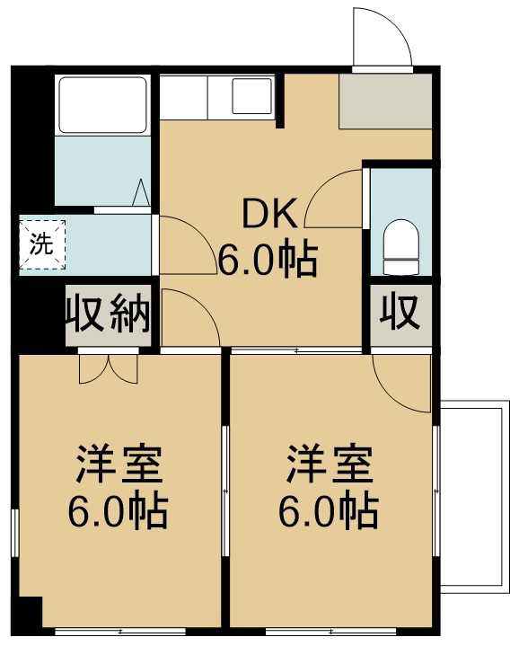 ヤマコ遠見塚 間取り図