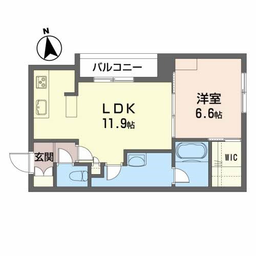 ＳｈａＭａｉｓｏｎ二十人町 202号室 間取り