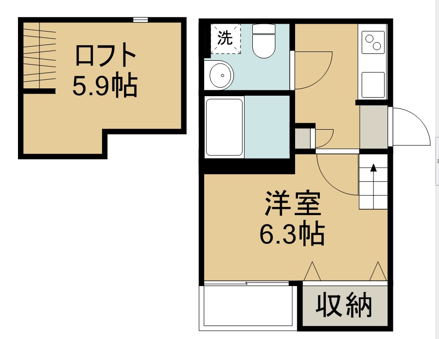 メイプル宮城野 間取り図