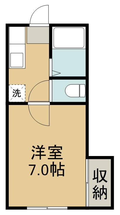 ホワイトキャッスル１１番館 102号室 間取り