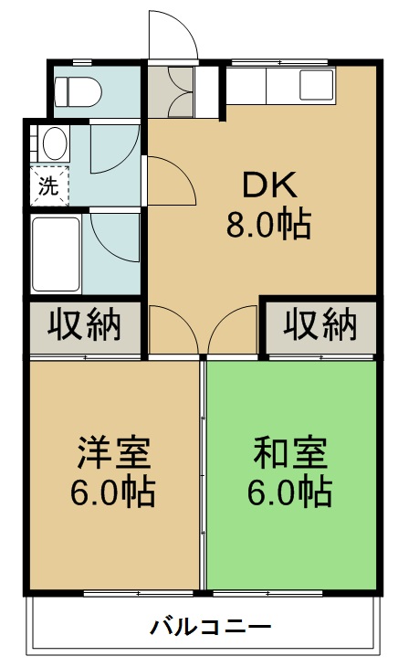 パステルオジマⅠ 間取り図