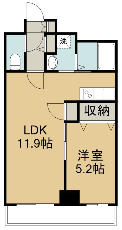 リーフ宮城野 間取り図