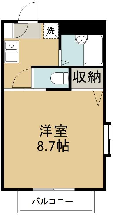 カーサ宮千代Ａ 間取り図