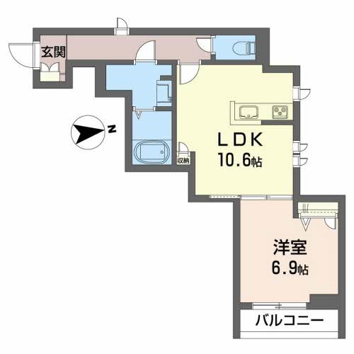 ザ・ガーデンコートハウス別館 303号室 間取り