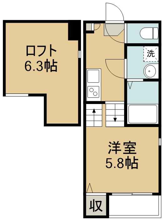 レ・ブルー 間取り図