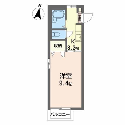 サンライト福田町 201号室 間取り