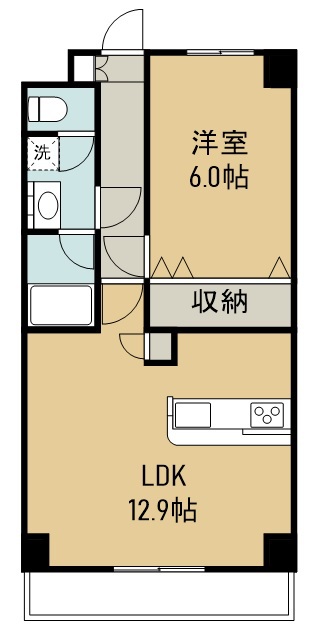 パルテノン新田 間取り図