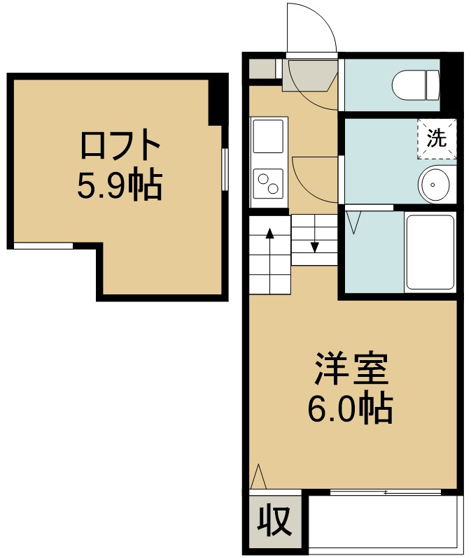 エクセルシア１番館 間取り図