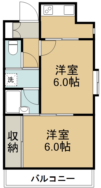 ロイヤルヒルズ成田町 505号室 間取り