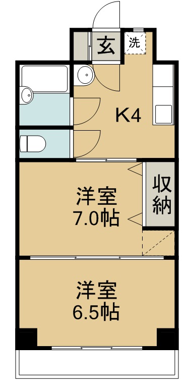 アーバンハイツ中野栄 間取り図