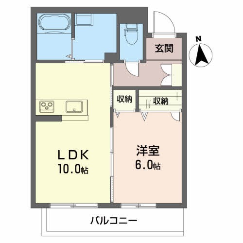 シャーメゾンプレポルト 間取り図