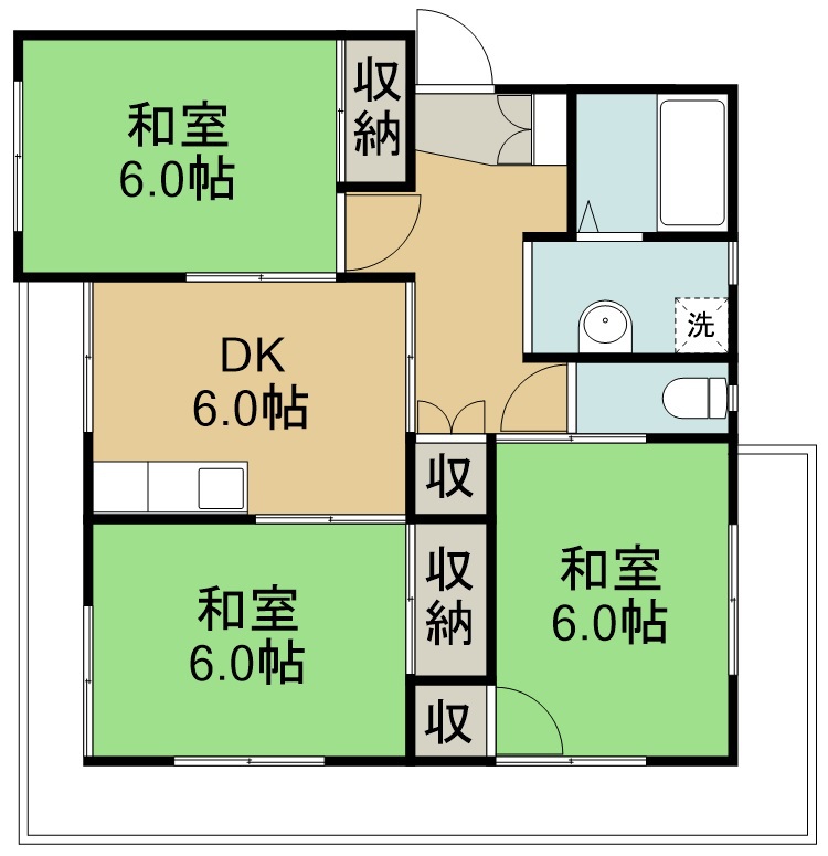 山建 間取り図