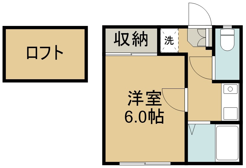 ホワイトパレス笠神Ⅰ 間取り図