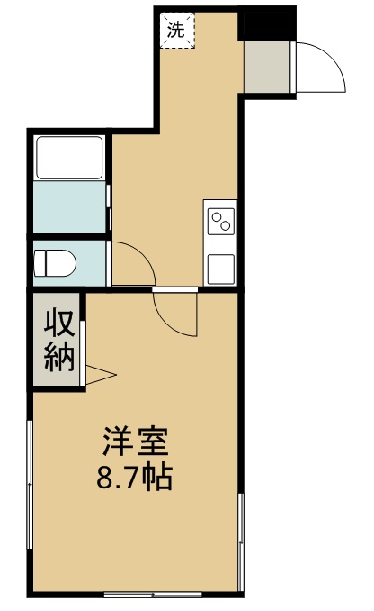 レジデンスつばさ 間取り図