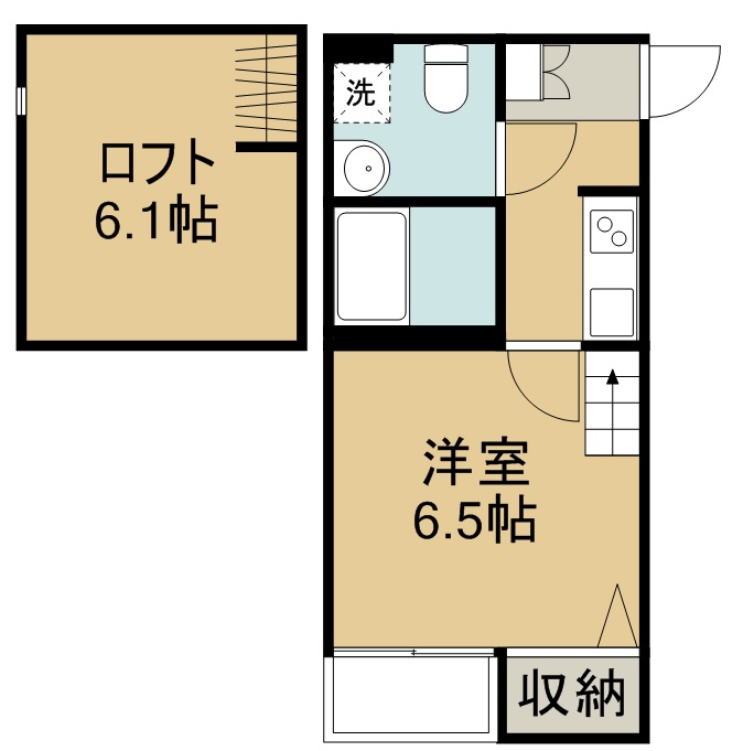 メイプル宮城野 間取り図