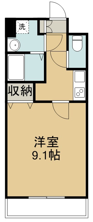 シティ連坊 間取り図