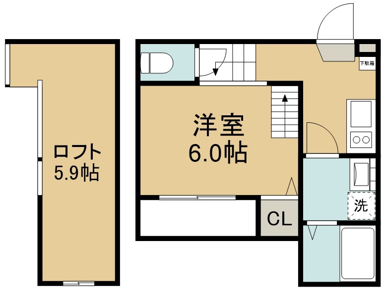 ハーモニーテラス高砂Ⅶ 間取り図