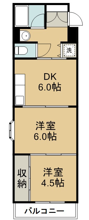 クレスト連坊 間取り図