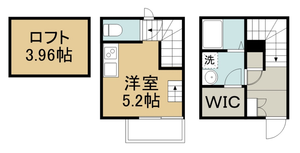 ラ・ネージュ河原町 間取り図