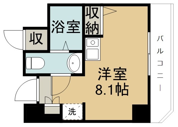 アルファネクスト大和町 403号室 間取り