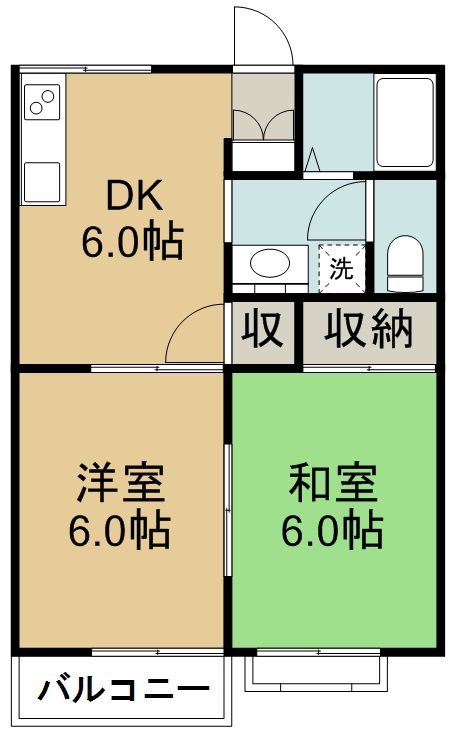 クレインハウス 間取り図